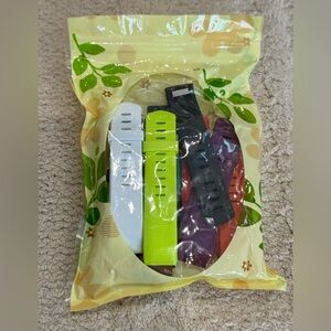 Silicone Replacement Fitbit Style Fitness Tracker Bands 12 pack